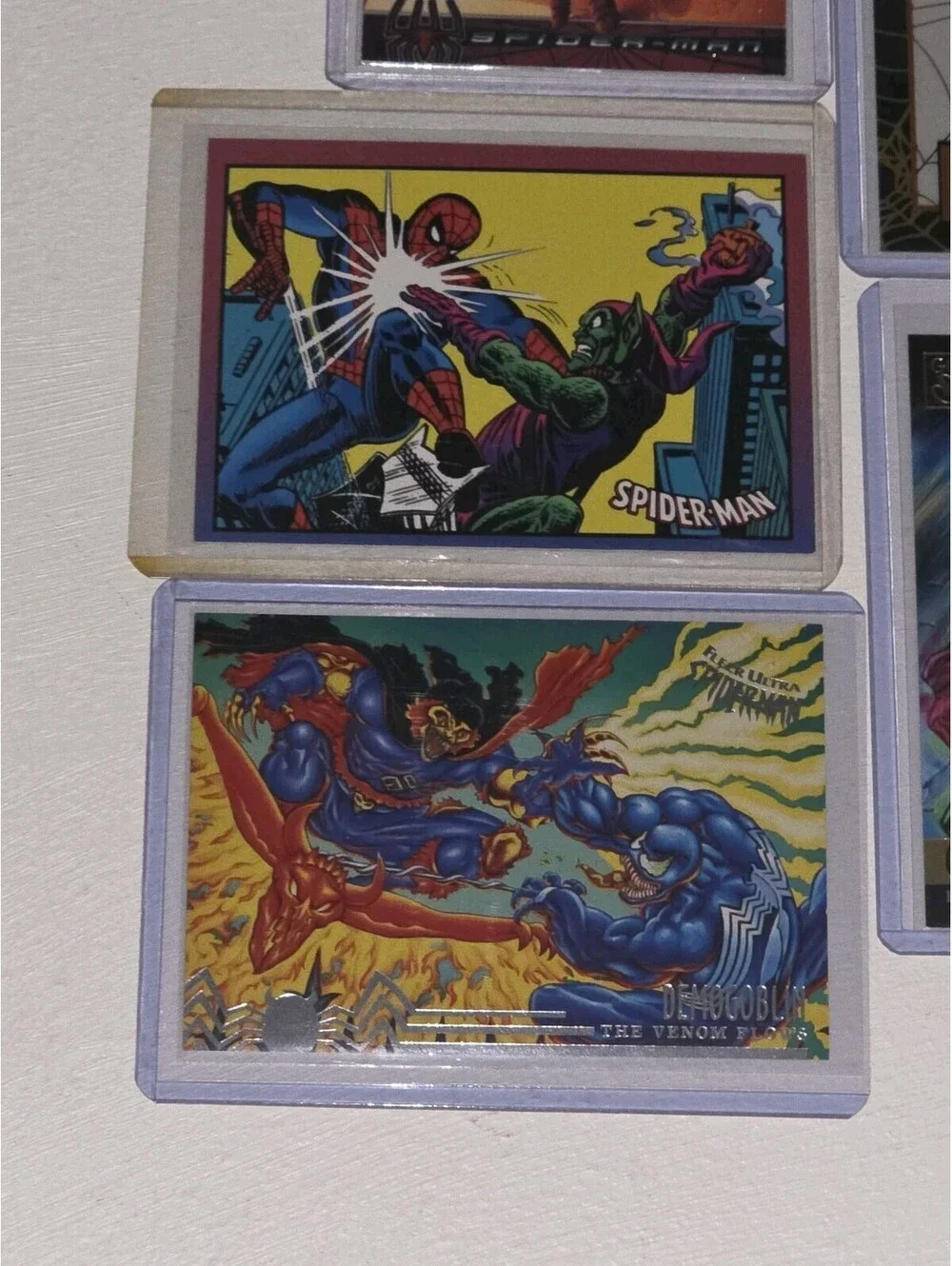 Marvel Spiderman Green Goblin Hobgoblin VTG Chase Card LOT Greatest Moments +